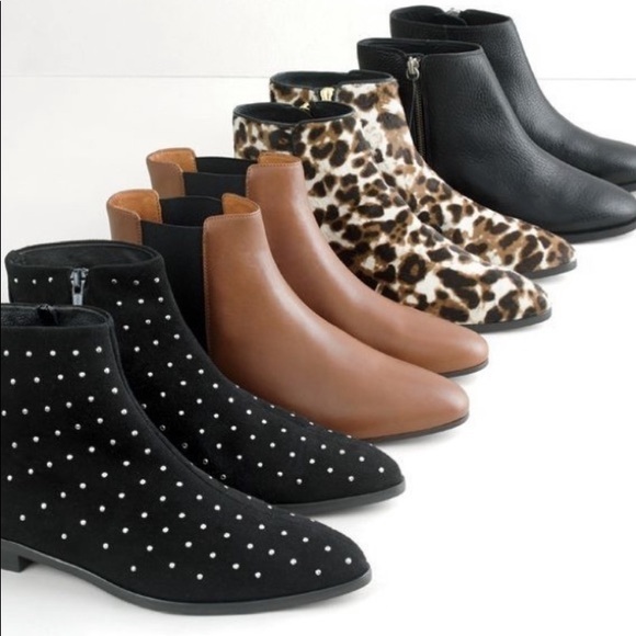 J. Crew Shoes - [J CREW] Suede Studded boots